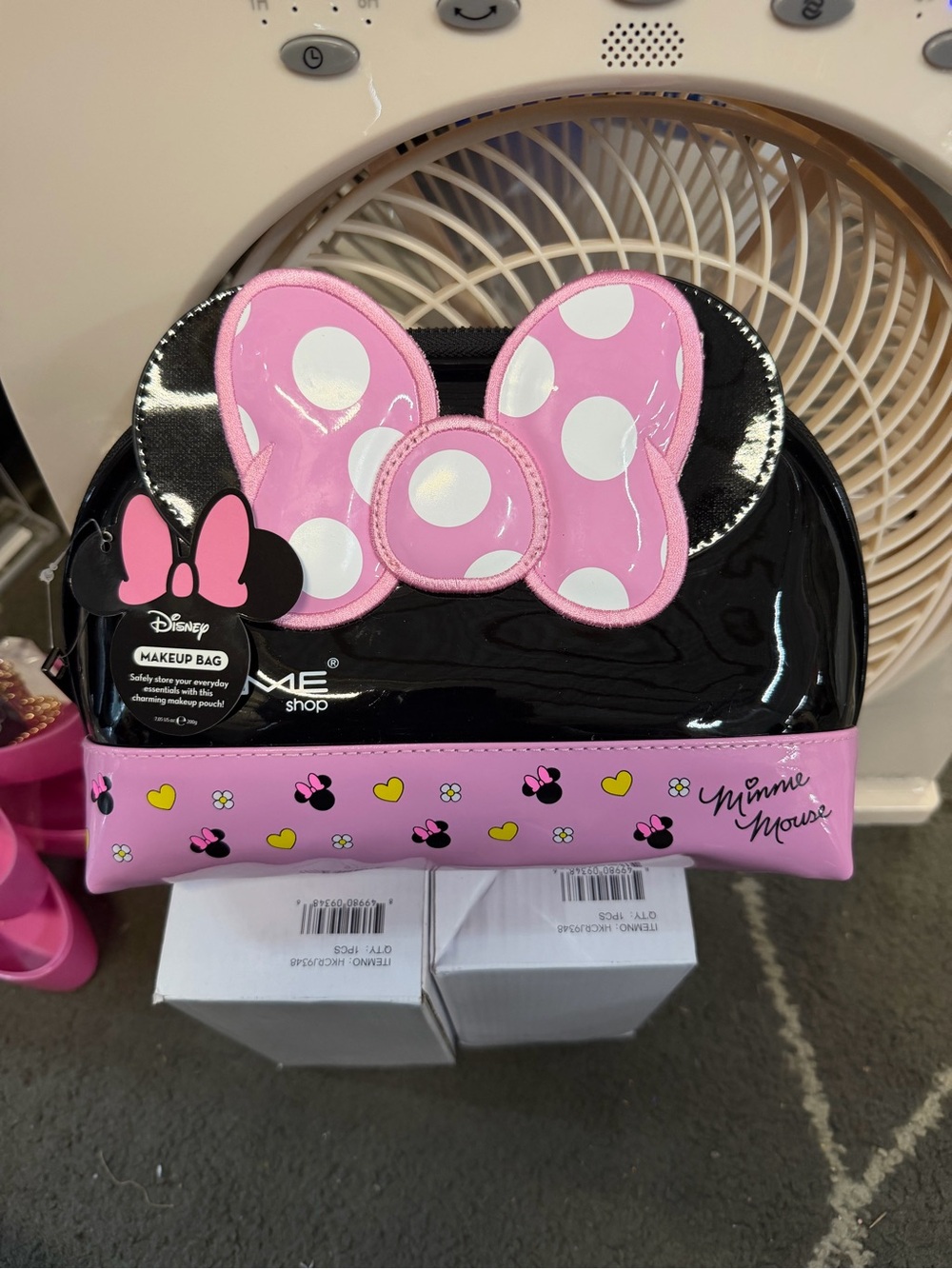 Disney Minnie Mouse Black & Pink Makeup Case